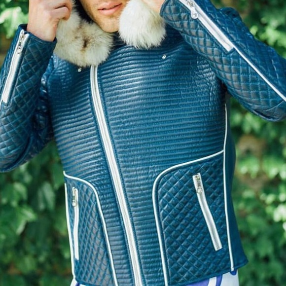 yekim red leather jacket